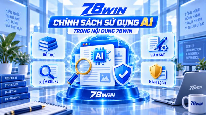 Chính sách sử dụng AI trong nội dung 78WIN